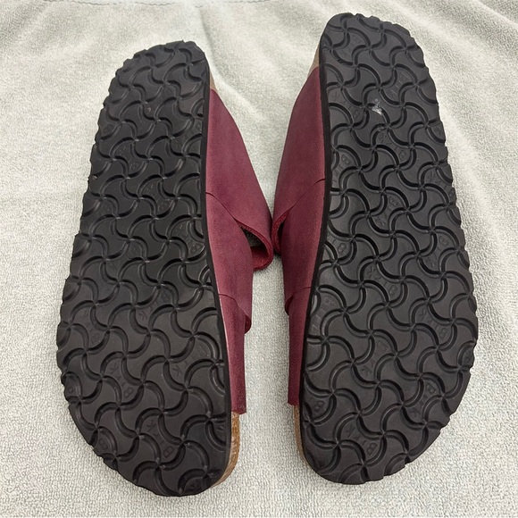 Birkenstock Red Sandals with Adjustable Straps and Cork Footbed - Picture 4 of 4